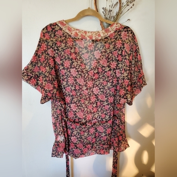 Vintage Converse One Star Floral Print Shirt - Picture 5 of 8